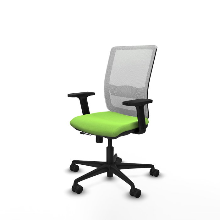 PIQUERAS Y CRESPO Silla de oficina Haches Pistacho y Blanco
