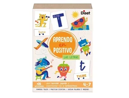 Diset Juego Educativo Aprendo en Positivo para Iniciarse en la Lectura con 24 Actividades