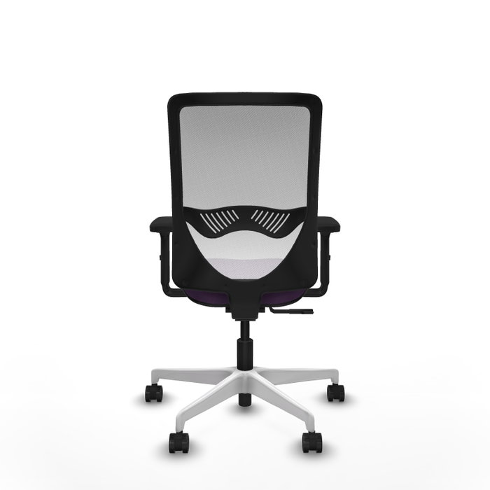 PIQUERAS Y CRESPO Silla de oficina Zulema Morado con malla Blanca PIQUERAS Y CRESPO Silla de oficina Zulema Morado con malla Blanca