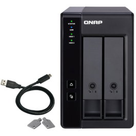 Qnap Caja Expansión Raid TR-002 USB 3.2 Gen 2, 2 Bahías SATA 3.5"/2.5" (sin discos)