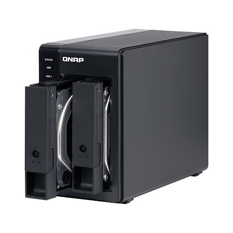QNAP TR-002 Caja de expansión RAID de 2 bahías USB Tipo-C QNAP TR-002 Caja de expansión RAID de 2 bahías USB Tipo-C