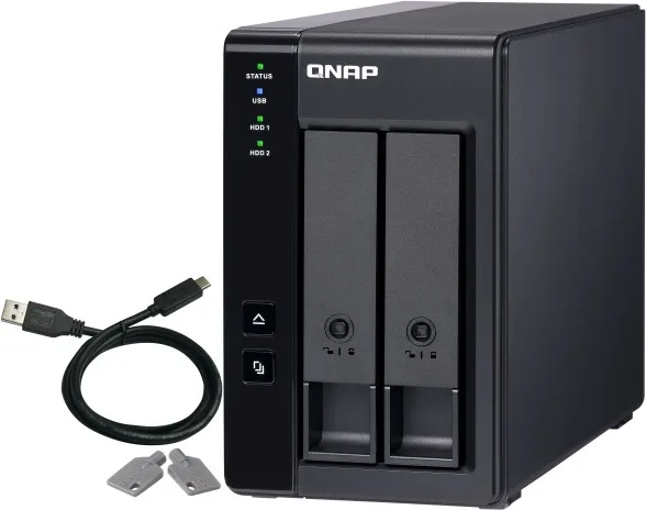 QNAP TR-002 Caja de expansión RAID de 2 bahías USB Tipo-C QNAP TR-002 Caja de expansión RAID de 2 bahías USB Tipo-C