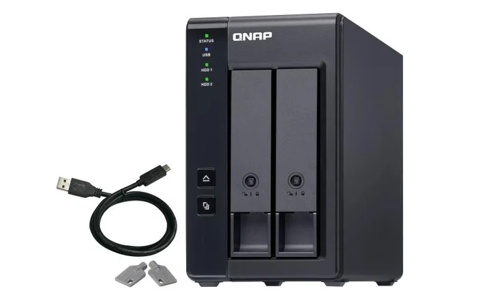 QNAP TR-002 Caja de Expansión RAID de 2 Bahías USB 3.2 Gen 2 QNAP TR-002 Caja de Expansión RAID de 2 Bahías USB 3.2 Gen 2