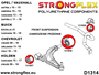 StrongFlex STF131958A Brazo de Control Delantero Trasero Silentblock Sport para Alta Flexibilidad y Resistencia