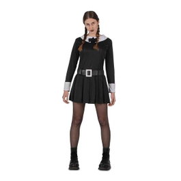 My Other Me Disfraz Niña Siniestra con Vestido y Cinturón, Talla XXL