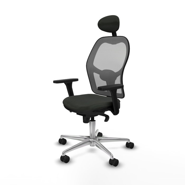 PIQUERAS Y CRESPO Silla de oficina Jorquera con mecanismo Sincro, brazos 3D y cabecero fijo PIQUERAS Y CRESPO Silla de oficina Jorquera con mecanismo Sincro, brazos 3D y cabecero fijo