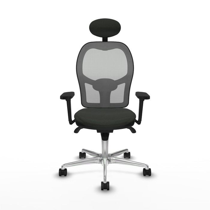 PIQUERAS Y CRESPO Silla de oficina Jorquera con mecanismo Sincro, brazos 3D y cabecero fijo PIQUERAS Y CRESPO Silla de oficina Jorquera con mecanismo Sincro, brazos 3D y cabecero fijo