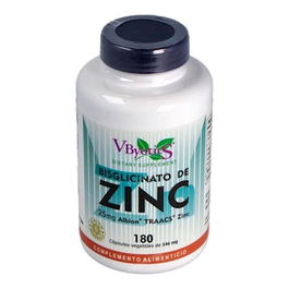 VBYOTICS Zinc Bisglicinato 180Cap. La forma más absorbible de Zinc para tu salud