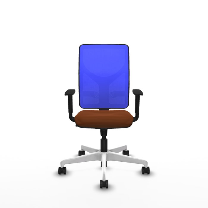 PIQUERAS Y CRESPO Silla de oficina Motilla con mecanismo Sincro, Azul y Marrón PIQUERAS Y CRESPO Silla de oficina Motilla con mecanismo Sincro, Azul y Marrón