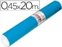 Aironfix Rollo Adhesivo Unicolor Azul Mate Medio 67014, Papel Plastificado Autoadhesivo 20 m, Para Forrar Madera, Metal, Paredes, Manualidades y Hogar