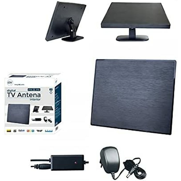 Edm Antena interior tv Negro Edm Antena interior tv Negro