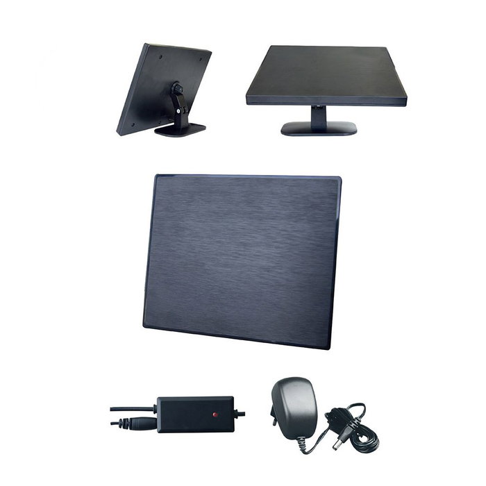 Edm Antena Interior TV UHF 470-862 MHz 28dB con Adaptador de Corriente