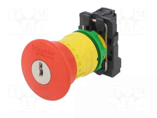 SCHNEIDER ELECTRIC Interruptor de Seguridad con Llave Harmony XB5 Rojo 22mm NC