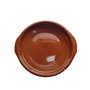 Fackelmann Profesional Cazuela Clásica de Barro con Asas Ø10 cm, Material Barro, Ideal para Servir Tapas, Conserva Calor