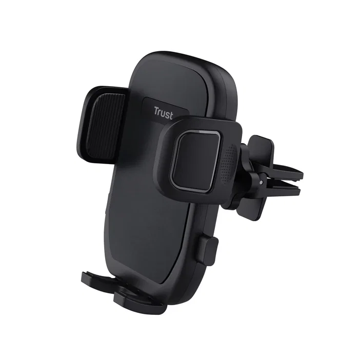 Trust Runo Soporte para Smartphone en el Coche, para Rejilla de Ventilación, Orientación Horizontal/Vertical, Negro