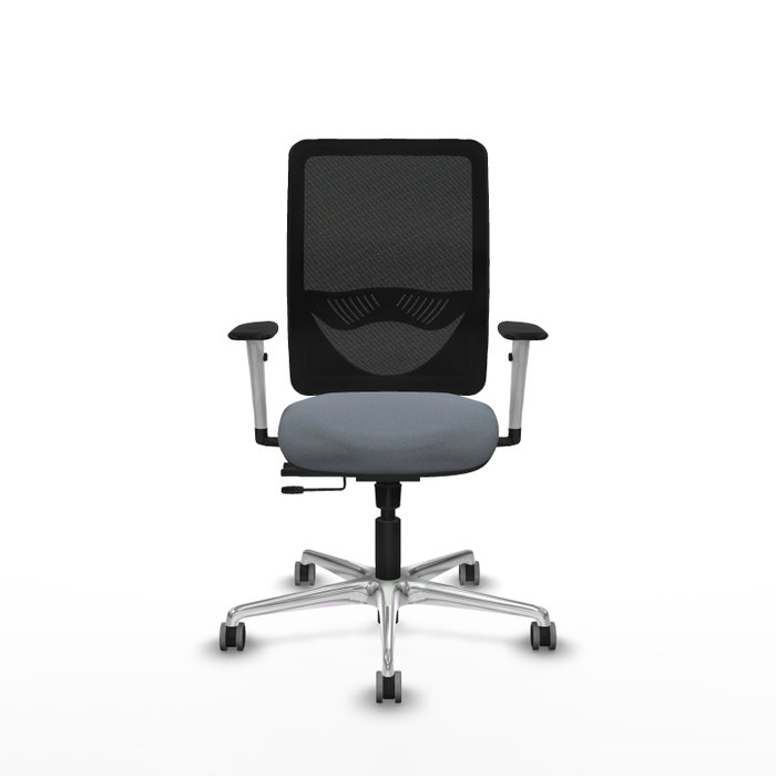 PIQUERAS Y CRESPO Silla de oficina Zulema Gris y Negro PIQUERAS Y CRESPO Silla de oficina Zulema Gris y Negro