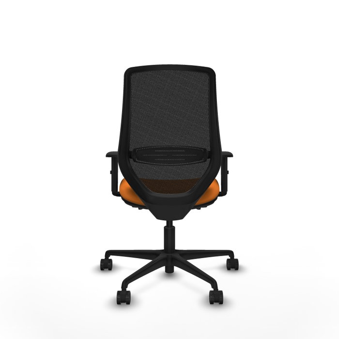 PIQUERAS Y CRESPO Silla de oficina Mardos Naranja y Negro