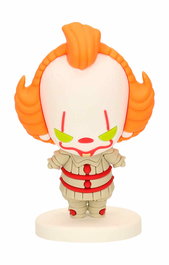 SD Toys Figura Coleccionable Pokis Pennywise - IT 2017 - Mini Figura de Goma Rígida 6cm