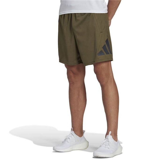 Pantalones Cortos Deportivos para Hombre Adidas Essentials Logo Castaño 37 Pantalones Cortos Deportivos para Hombre Adidas Essentials Logo Castaño 37