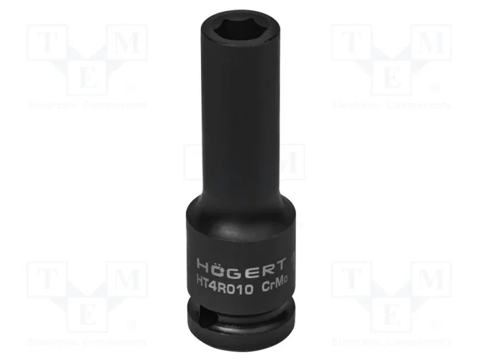 HÖGERT TECHNIK Llave de vaso de percusión 6 ángulos HEX 10mm 1/2 pulgada larga HÖGERT TECHNIK Llave de vaso de percusión 6 ángulos HEX 10mm 1/2 pulgada larga