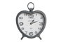 DKD Home Decor Set de Relojes de Sobremesa de Hierro Vintage, Surtido Dorado y Negro