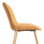 Silla Camel Tejido-Metal Contract 50 X 60 X 85 cm (Set de 4)