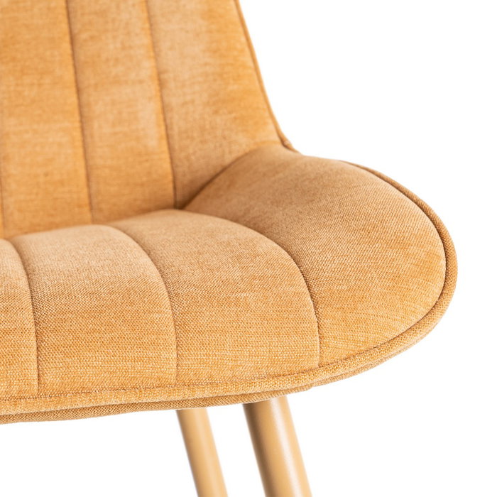 Silla Camel Tejido-Metal Contract 50 X 60 X 85 cm (Set de 4)
