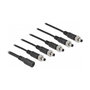 DeLOCK Cable divisor de CC 5,5 x 2,1 mm 1 x hembra a 5 x macho atornillable