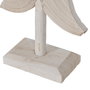 Figura Árbol Blanco Madera Paulonia 29 X 12 X 62 cm (Set de 2)