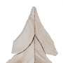 Figura Árbol Blanco Madera Paulonia 29 X 12 X 62 cm (Set de 2)
