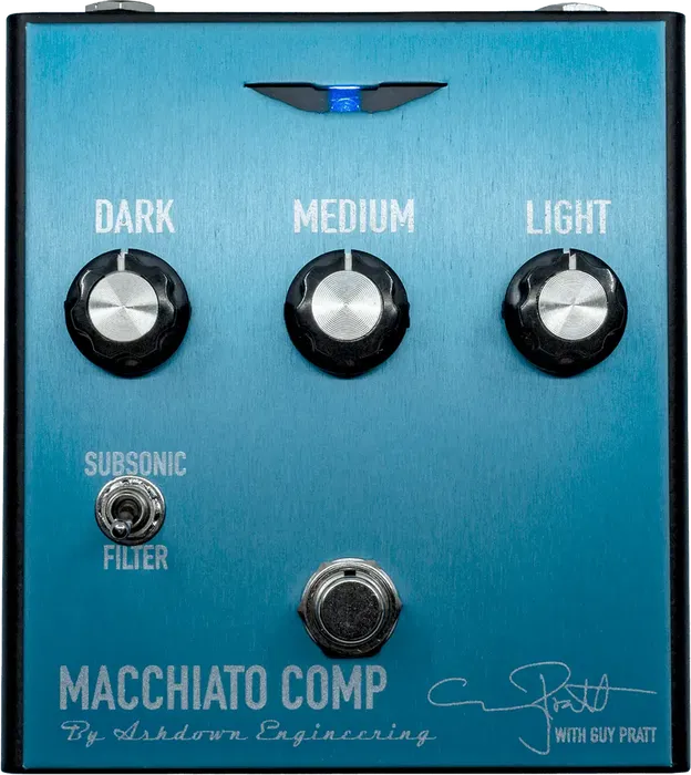 Ashdown Pedal Compresor Macchiato Guy Pratt - Made In UK Ashdown Pedal Compresor Macchiato Guy Pratt - Made In UK