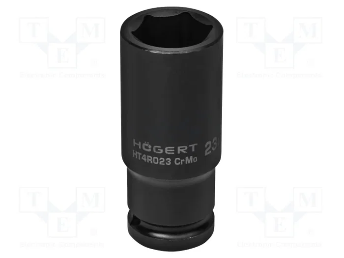 HÖGERT TECHNIK Vaso de percusión de 6 ángulos HEX 23mm 1/2 polgada larga HÖGERT TECHNIK Vaso de percusión de 6 ángulos HEX 23mm 1/2 polgada larga