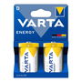 Varta Pila Alcalina LR-20 / D 1.5V Blister 2 Unidades Ø34,2 x 61,5 mm