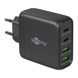 Goobay USB-C Multiport Cargador de red 68W GaN negro