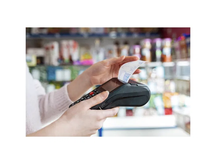 Exacompta Rollo de Papel Térmico 57x40 mm 55 g/m² Sin BPA