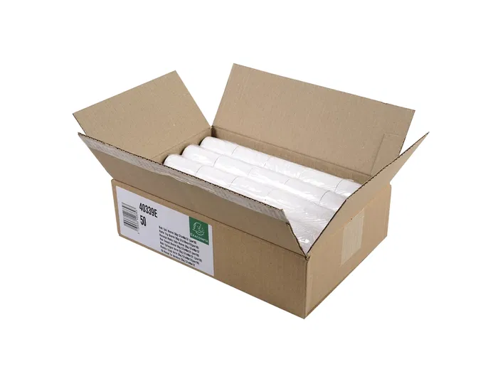 Exacompta Rollo de Papel Térmico 57x40 mm 55 g/m² Sin BPA