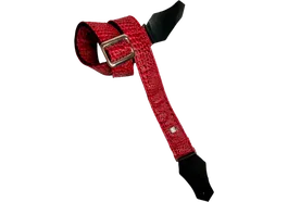 GETM Correa Guitarra Bajo Aussie Gator Dragon Red Getm Piel Ajustable hasta 165 cm