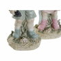 DKD Home Decor Figura Resina Niño Surtido Azul y Rosa 18x15x41 cm