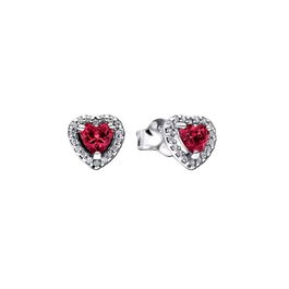 Pendientes Mujer Pandora 298427C04 Rojo