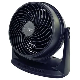 Thulos TH-KB17 Ventilador de Piso y Sobremesa Negro, 20.3cm (8"), 3 Aspas, 3 Velocidades, 42W, 220V-50Hz