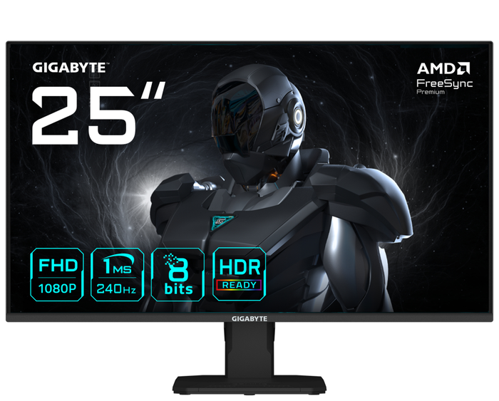 Gigabyte GS25F2A Monitor Gaming 24.5 pulg. FHD 240Hz 1ms IPS