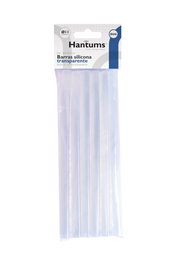 Hantums Bolsa de 6 Barras de Silicona Transparente Ø11