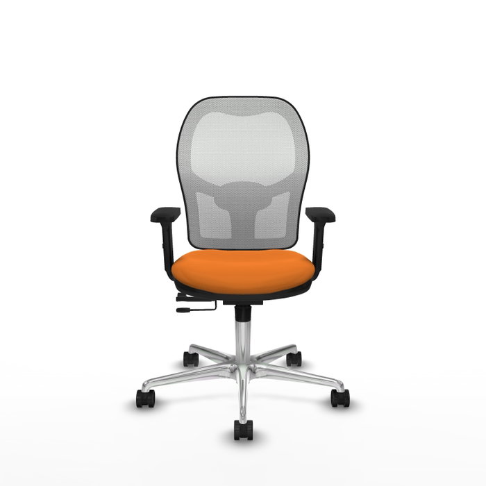 PIQUERAS Y CRESPO Silla de oficina Jorquera Naranja y Blanco