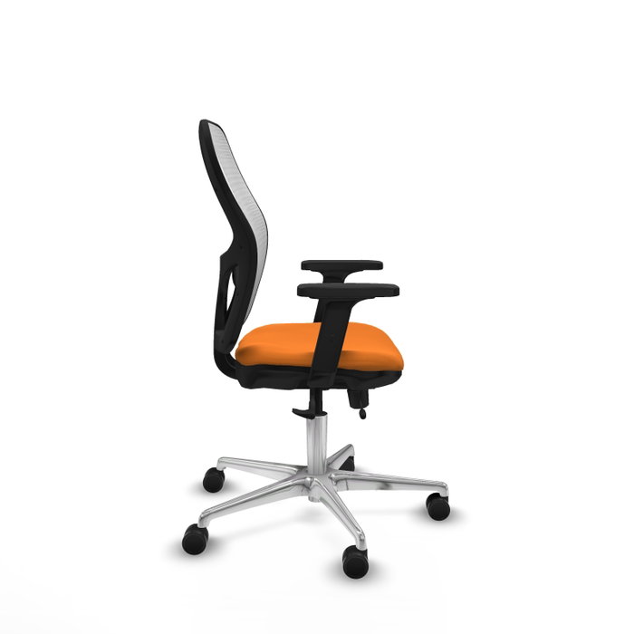 PIQUERAS Y CRESPO Silla de oficina Jorquera Naranja y Blanco