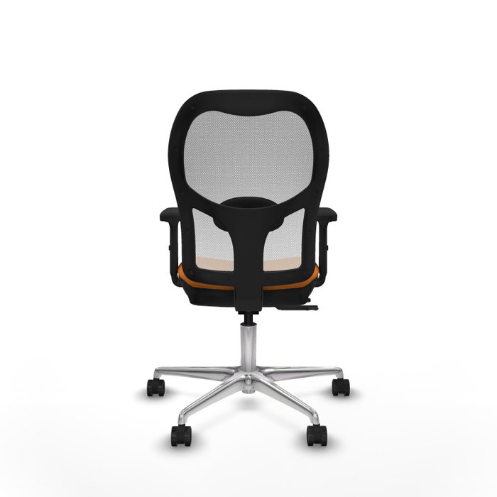 PIQUERAS Y CRESPO Silla de oficina Jorquera Naranja y Blanco