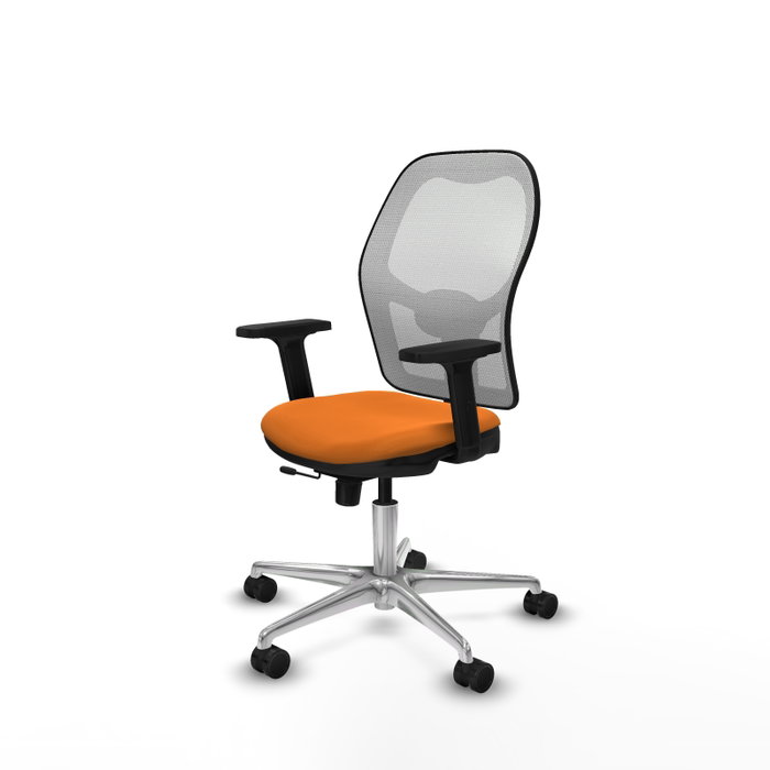 PIQUERAS Y CRESPO Silla de oficina Jorquera Naranja y Blanco