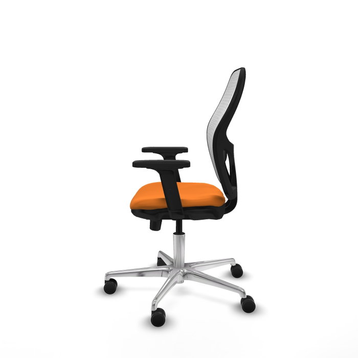 PIQUERAS Y CRESPO Silla de oficina Jorquera Naranja y Blanco