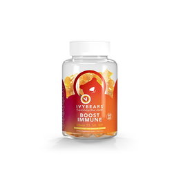 Ivybears Boost Immune Gominolas Veganas con Vitaminas y Minerales para el Sistema Inmunológico, 150g