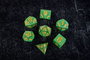 Dragon Storm Sharp Edge Silicone Pack de Dados Green Dragon Scales (7)