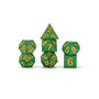 Dragon Storm Sharp Edge Silicone Pack de Dados Green Dragon Scales (7)